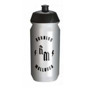 The Running Mallorca drinking bottle, a durable and lightweight water bottle designed for runners.