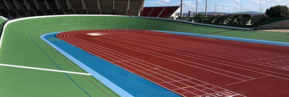Professional running track in Palma, Mallorca, perfect for speed training and race preparation.